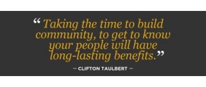 Clifton Taulbert quote on Community